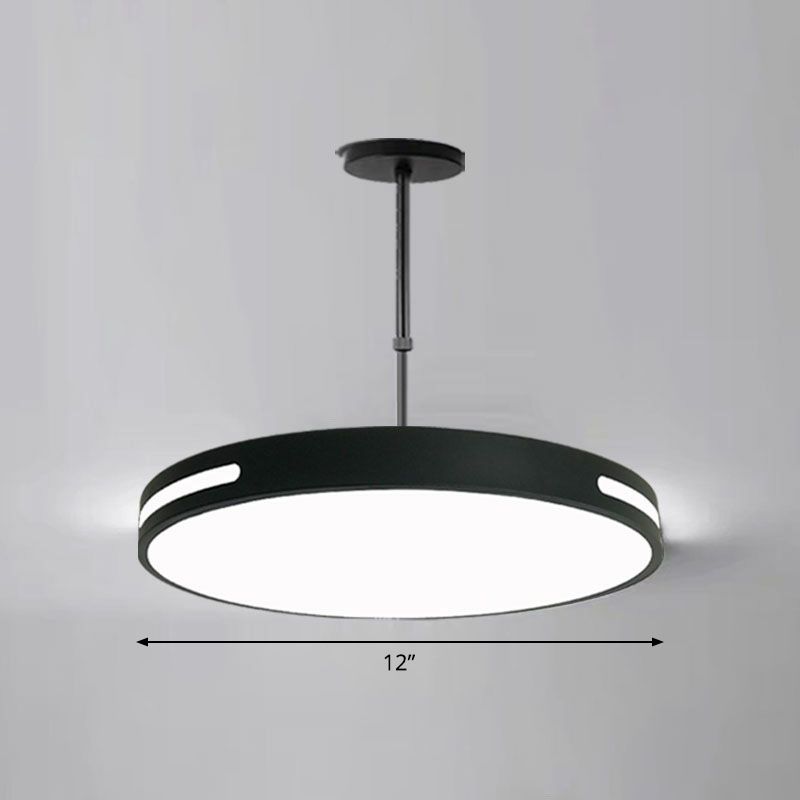 Circular Meeting Room Chandelier Light Acrylic Simplicity LED Pendant Light Fixture