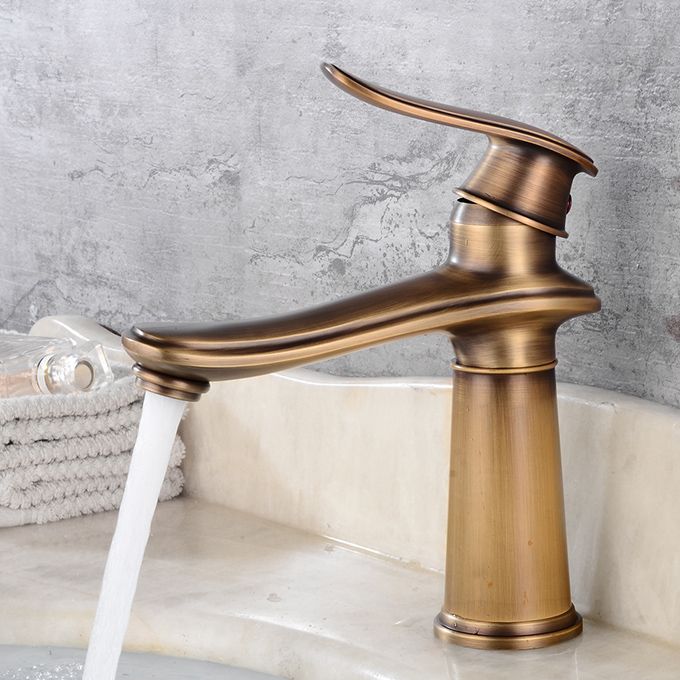 Country Wide Spread Bathroom Faucet Vintage Lever Lavatory Faucet