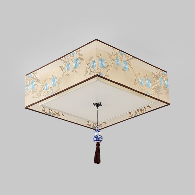 Creative Geometric Ceiling Fixture Contemporary Clothing Flush Mount Light