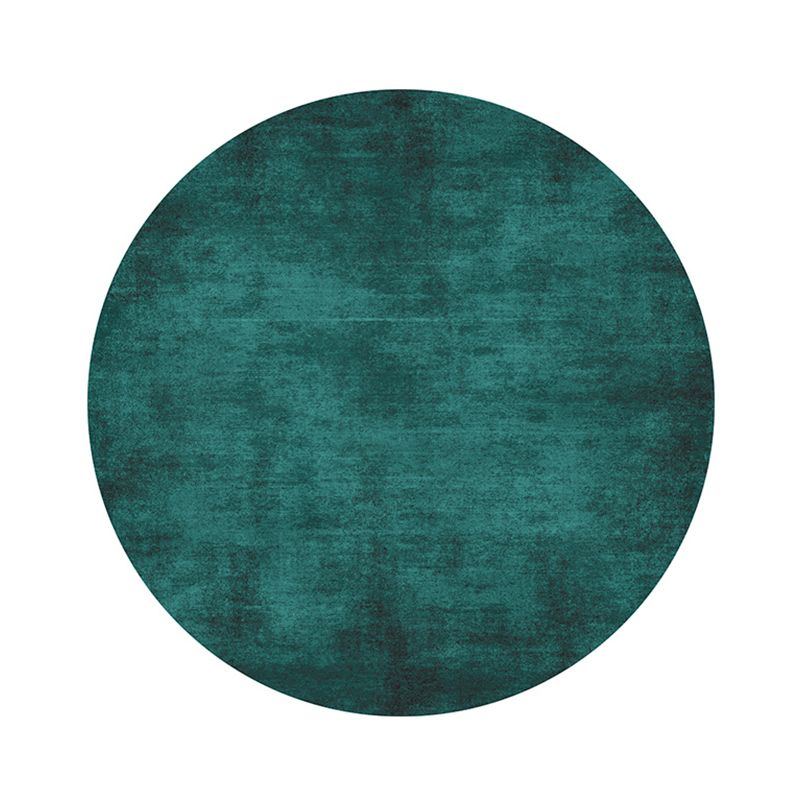 Green Modern Rug Blending Gradient Ramp Rug Non-Slip Backing Rug for Home Decor