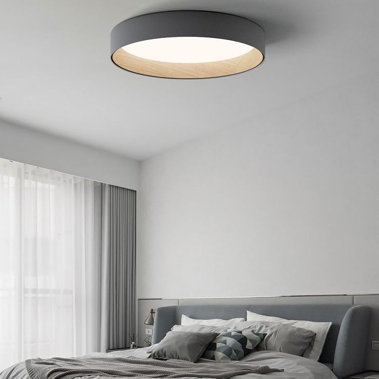 Acrylic Circular LED Flush Mount in Modern Concise Style Aluminium Indoor Ceiling Light