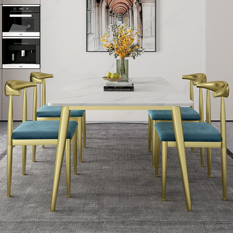 Modern 1/4/5/7 Pieces Dining Set Sintered Stone Top Dining Furniture Set /Separate Items