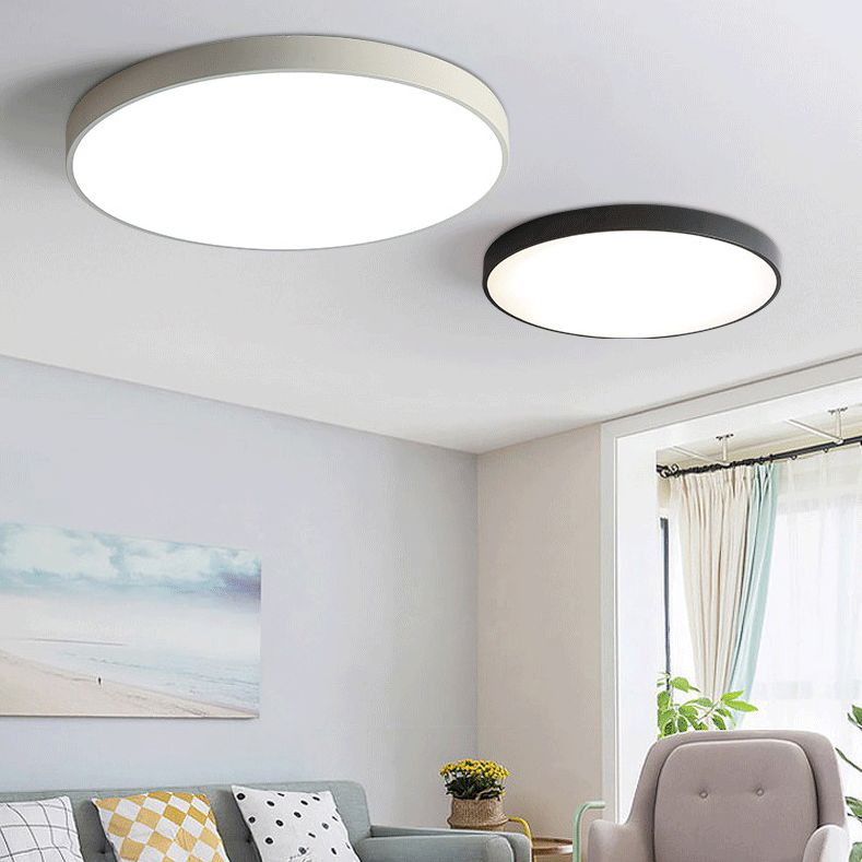 Le bâti affleurant acrylique moderne de plafonniers circulaires de bâti a mené des lumières