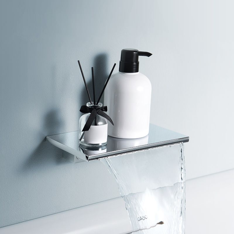 Modern Metal Tub Filler Single Handles Waterfall Tub Faucet Trim