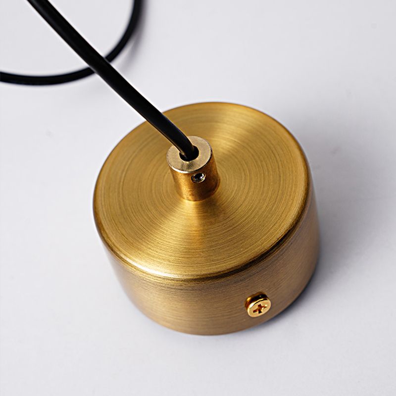 Modern Style Line Shade Hanging Light Metal Multi Light Pendant Lamp for Bedroom