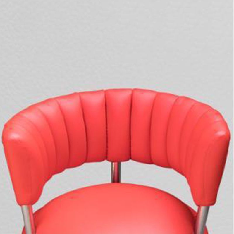 Faux Leather  Chair 25.19" L x 23.22" W x 27.55" H Armless Chair