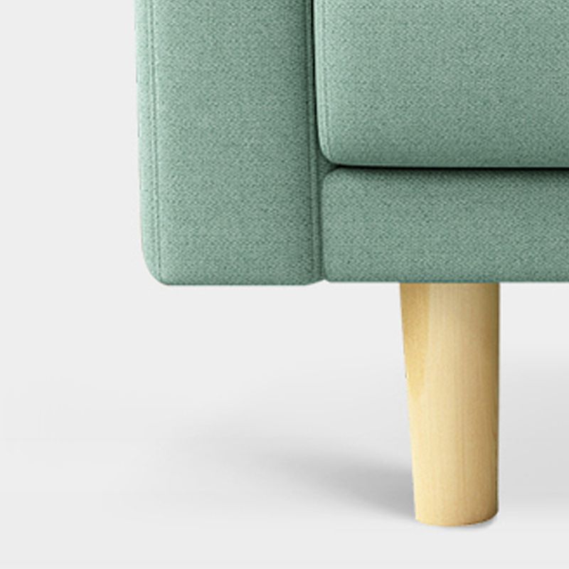 Biscuit Back Square Arm Modern Sleeper with Foldable Convertible Sleeper