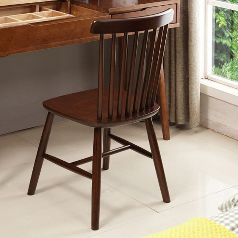 Scandinavian Wood Dressing Table Mirrored Makeup Vanity Stool Set
