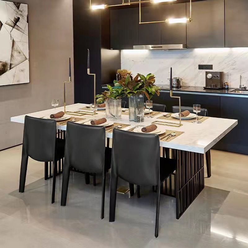 Upholstered Dining Chairs Faux Leather Kitchen Dining Side Chair