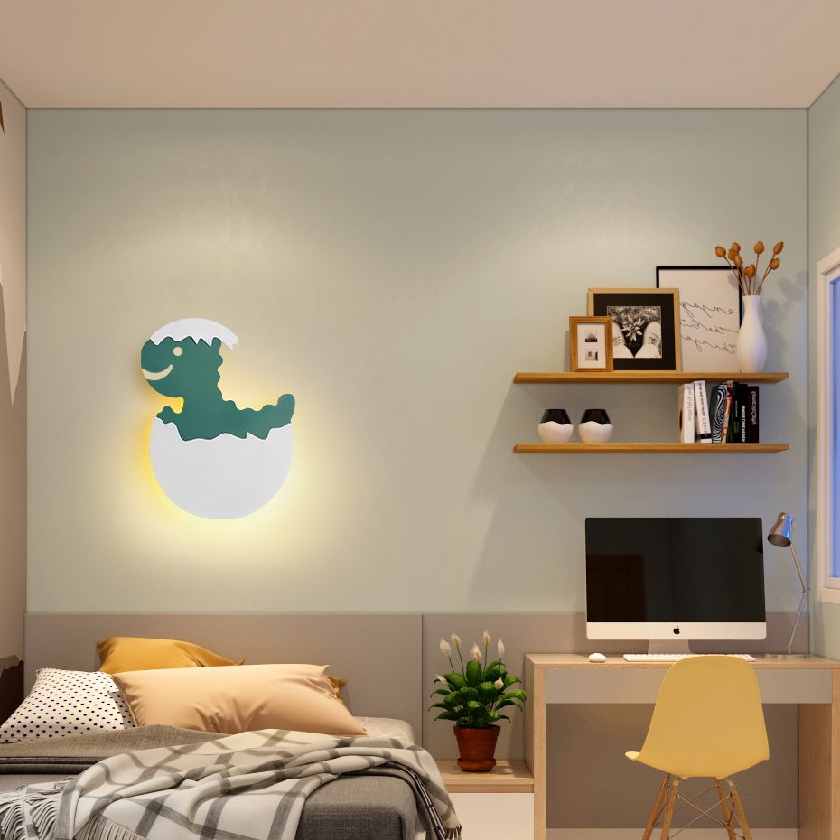 Cartoon Shape Sconce Light Fixture Creative Acrylic 1 Light Sconces