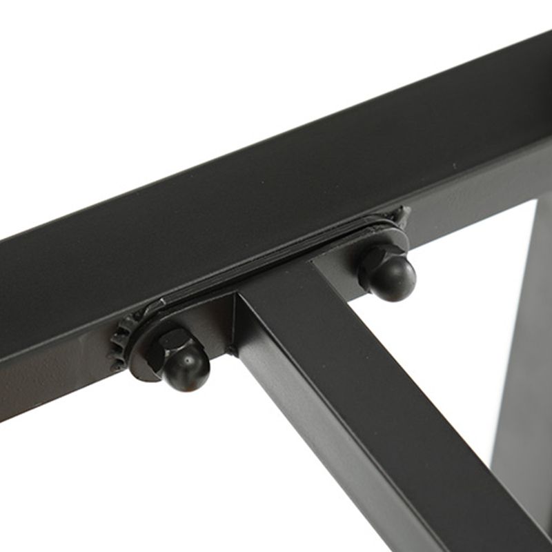 Glam Bar Height Table Solid Wood Top Bistro Pub Table with Gold Base