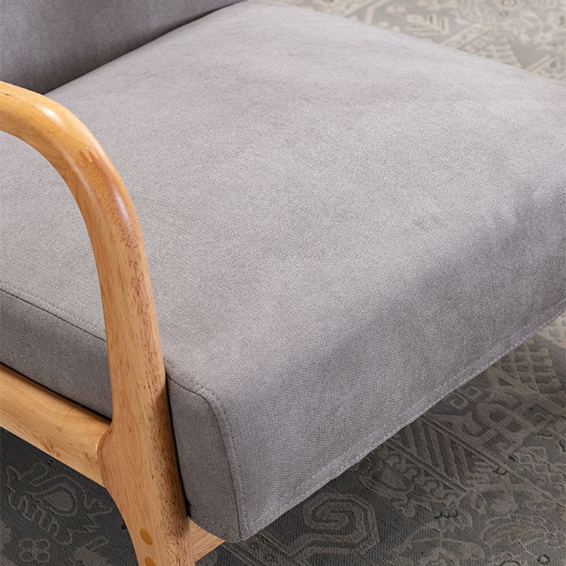 Linen Chair 24" L x 28.7" W x 30.3" H Arms Included  Solid Wood Frame Chair