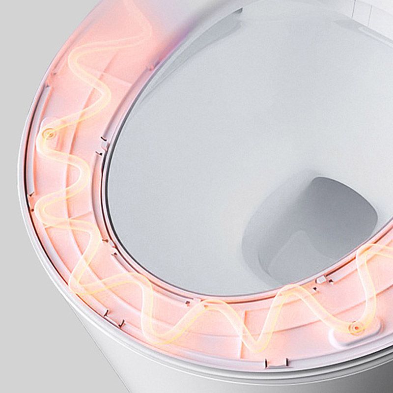 Modern 1-Piece Toilet In-Wall Urine Toilet with Slow Close Seat for Washroom