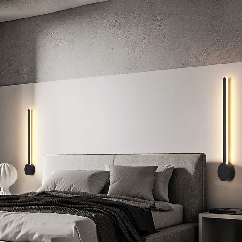 Nordic Style Iron Wall Lighting Fixtures Ellipse Shape Sconce Lights for Living Room