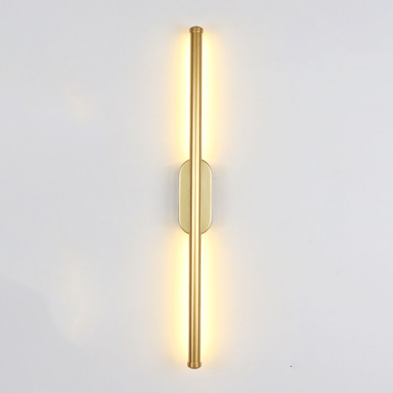 Obelle linéaire Mall Murce Style moderne 1 Light Mur Mur Mount luminaire en or
