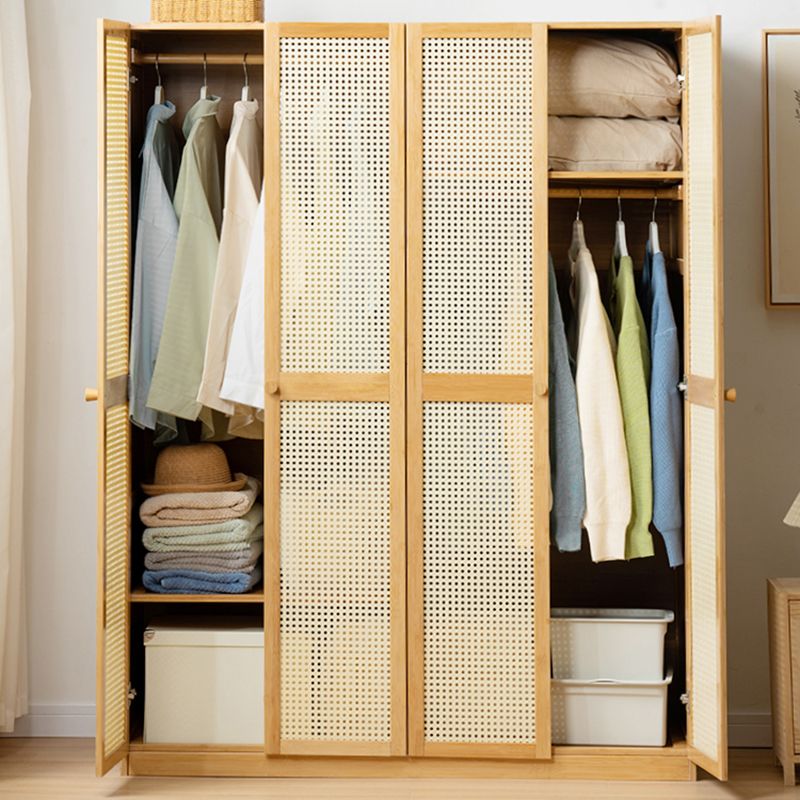 Modern Style Wardrobe Cabinet Wooden Wardrobe Armoire with Shelves