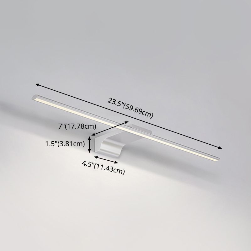 Noordse ijdelheid lamp Moderne eenvoud Led wand gemonteerde spiegel voorkant voor badkamer