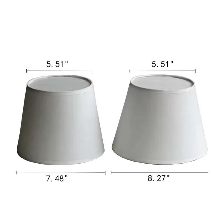 Table d'étude de chien Lumière avec tissu de la teinte en résine unique lampe de table moderne en blanc