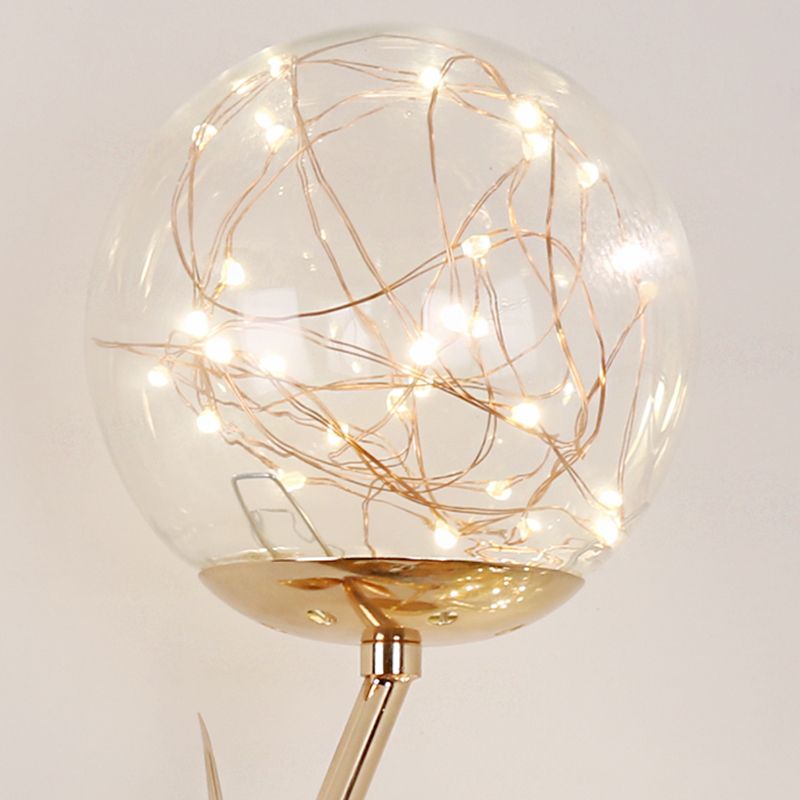 Glaskugelform Wand Licht moderne 1-Licht-Wandmontageleuchte