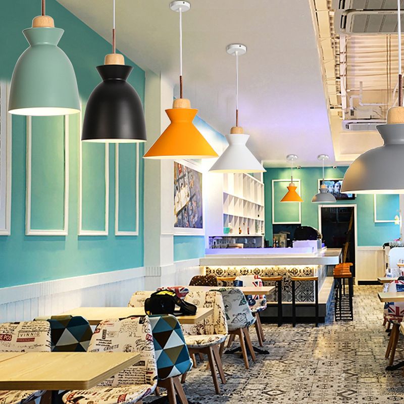 Macron Modern Nordic Style Metal One Head Suspension Light for Kitchen