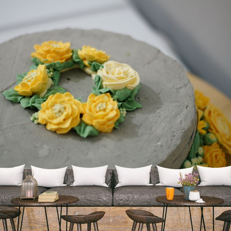 Papier peint mural Sweet Cake pour décor de magasin de desserts de couleur claire, sur mesure