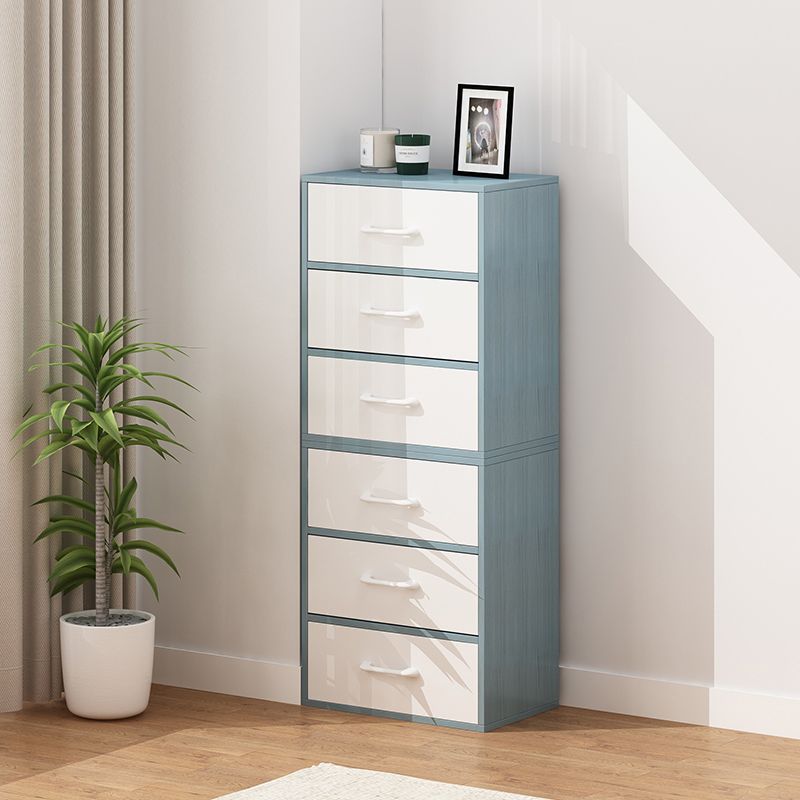 Contemporary Wood Storage Cabinet Modern Drawers Included Accent Chest
