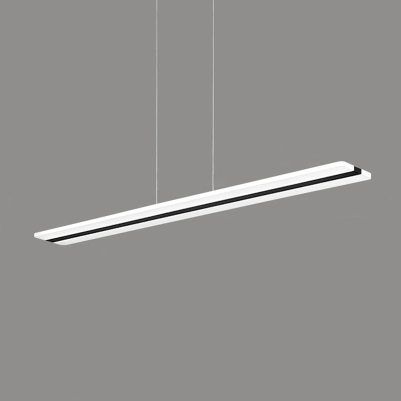 LED Modern Style Island Light Rectangle Dining Room Lighting Fixture