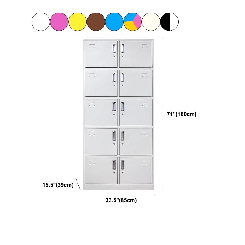Contemporary Style Wardrobe Metal Home Wardrobe Closet With Lock