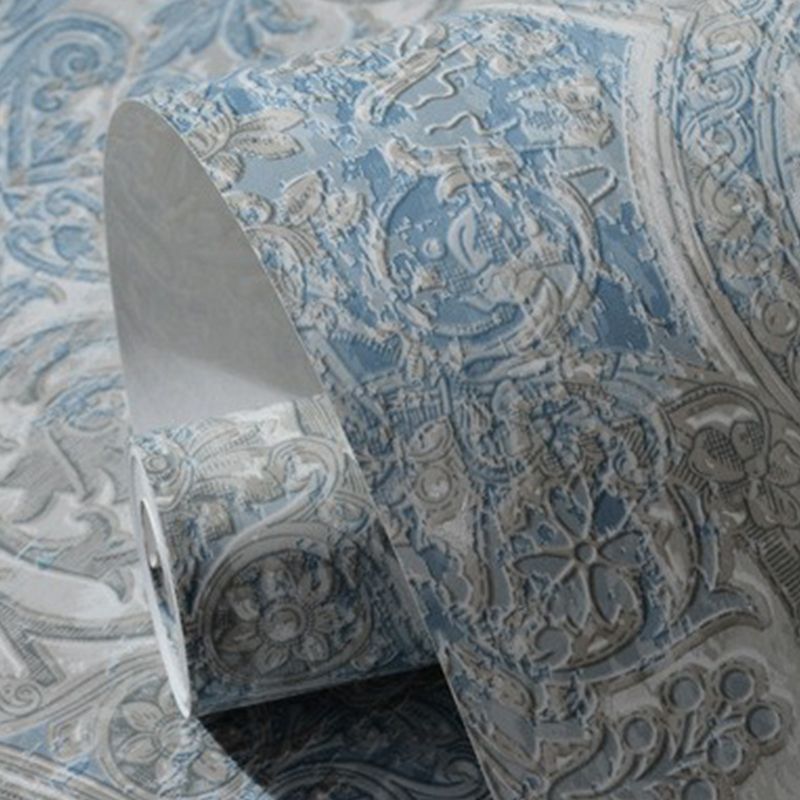 Wall Covering Damask Soft Color Bohemia Non-Woven Material Wallpaper Roll for Accent Wall