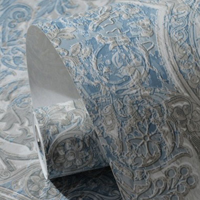 Wall Covering Damask Soft Color Bohemia Non-Woven Material Wallpaper Roll for Accent Wall