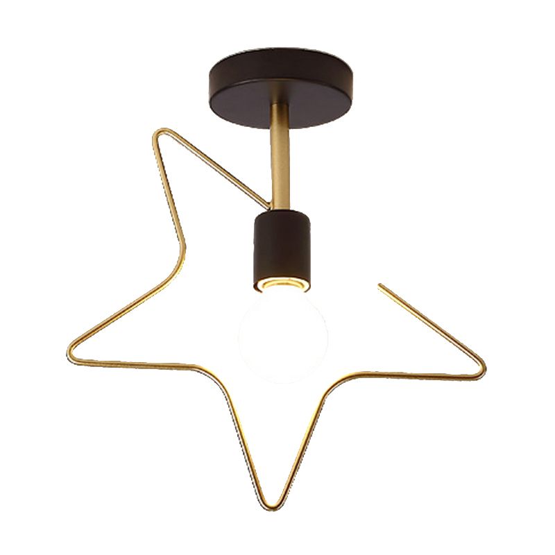 Creative Ceiling Lamp Contemporary Metal Flush Mount Light Fixture