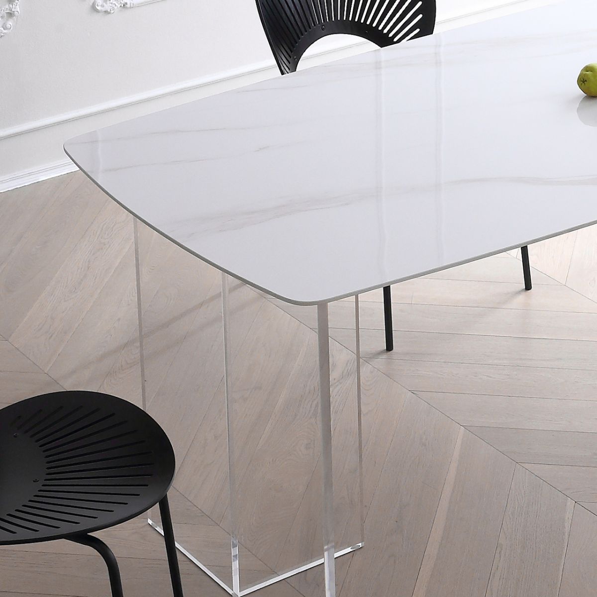 Modern Kitchen Stone Furniture Set 1/4/5 Pcs Dining Table Set with 4 Chairs