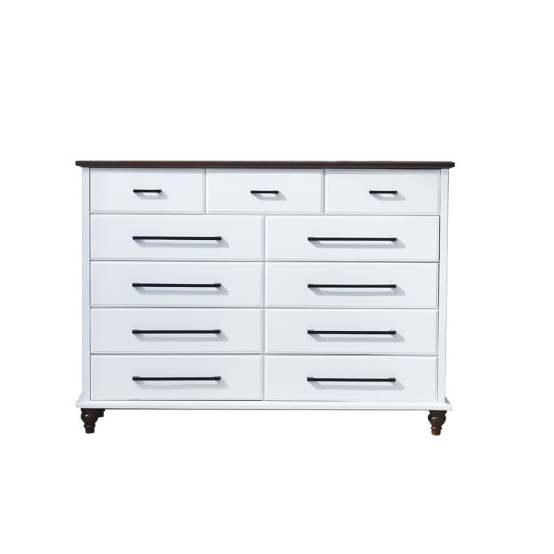 5 / 7 / 8 Drawers White Wooden Storage Chest Modern Style Storage Chest Dresser