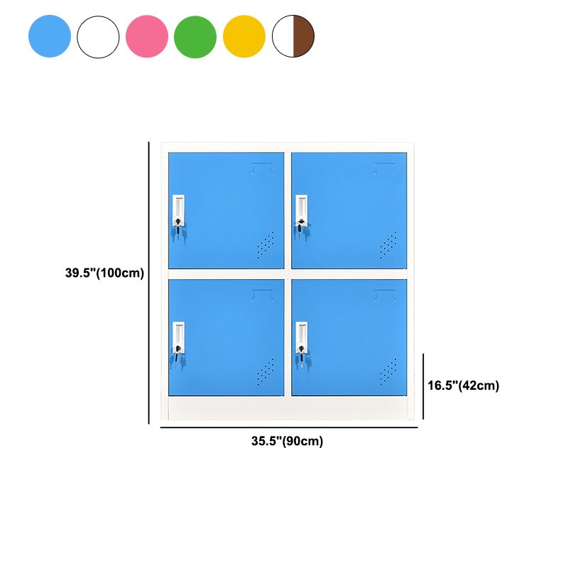 Contemporary Style Wardrobe Metal Wardrobe Closet for Home,35.43" D x 16.54" W x 39.37" H