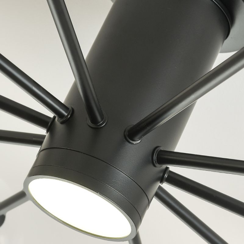 Sottocello semifulò a forma di vetro a forma di vetro a forma di vetro soffitto a mano nordica