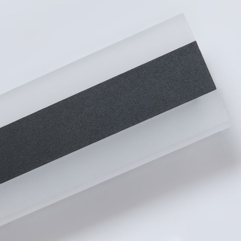 Iluminación de pared led de metal moderna negra al aire libre de 1 luces de pared de 1 luces