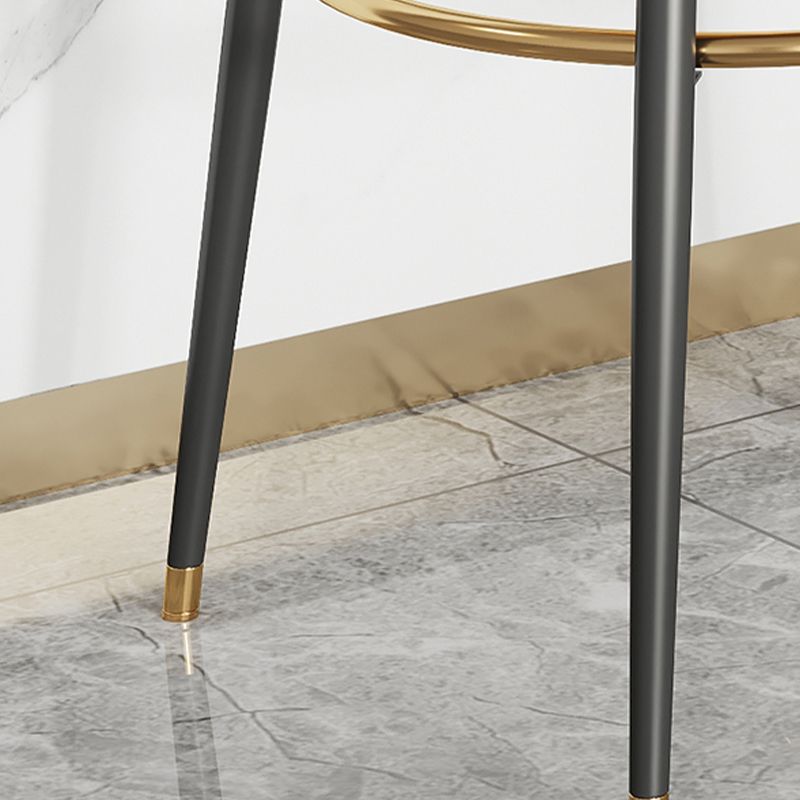 Glam Style Bar Stool Backless Leather Counter Stool for Bristol