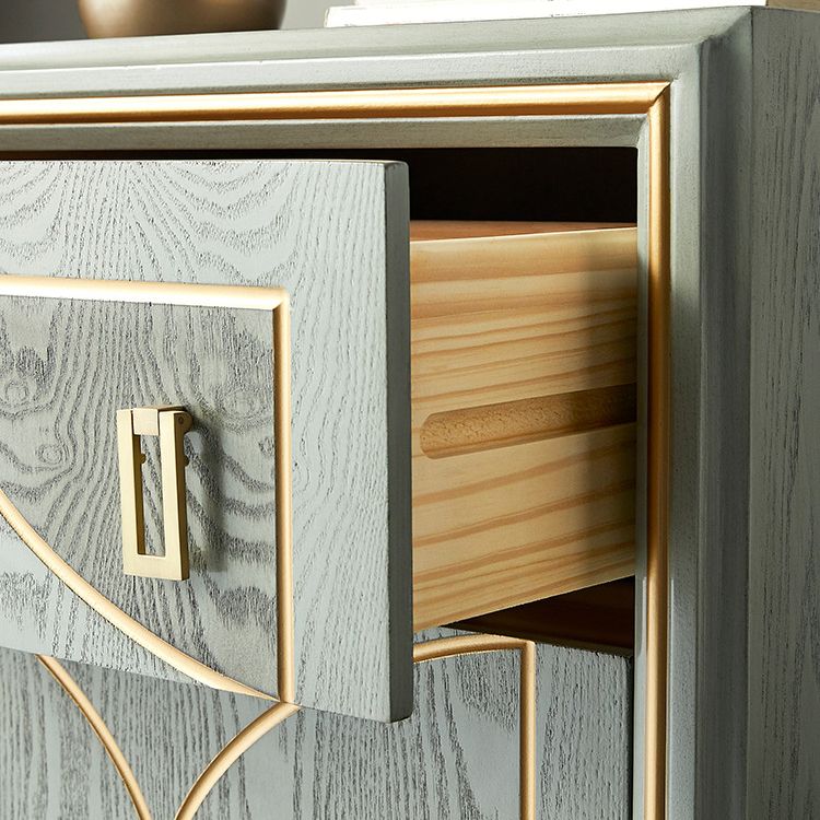 Classic Glam Storage Chest Dresser Solid Wood Storage Chest , 15.21 Inch Width