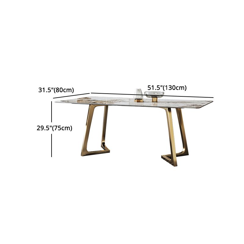 Style contemporain 1/4/5/6/7 pièces meubles meubles de table à manger en pierre fritté pour cuisine