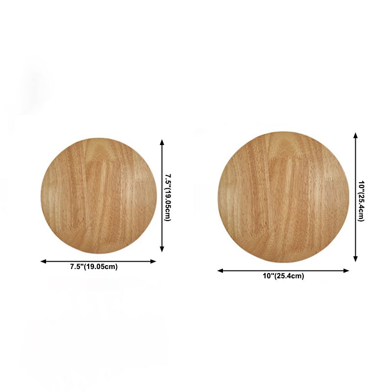 Round Sconce Lights Modern Wall Lamp Wood 1 Light sconce lamp in Brown