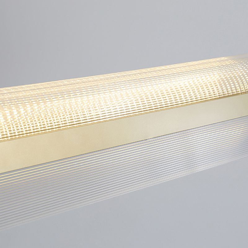 LED LED ACRYLIC LINEA LIGHT GOLD MODERN 1 LUGHT LUCHING Lights para comedor
