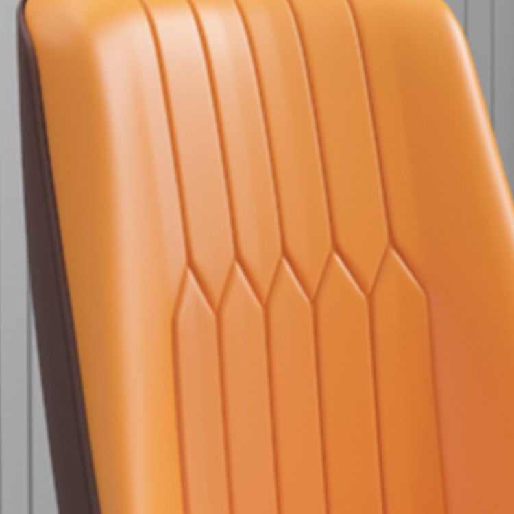 Chaise de salle à manger en métal de Style scandinave, chaise de salle à manger Parsons sans accoudoirs pour la maison