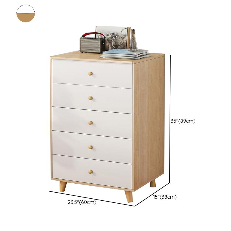 Wooden Storage Chest Ultra Modern 14.82 Inch Width Storage Chest Dresser