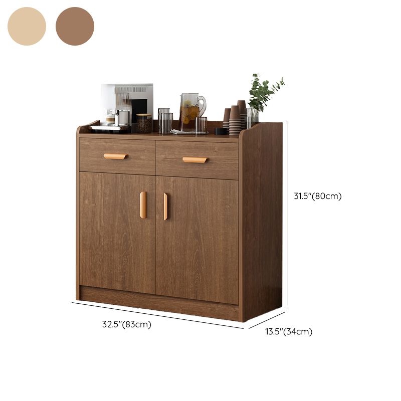 Modern Sideboard Cabinet Engineered Wood Living Room Server with Drawers