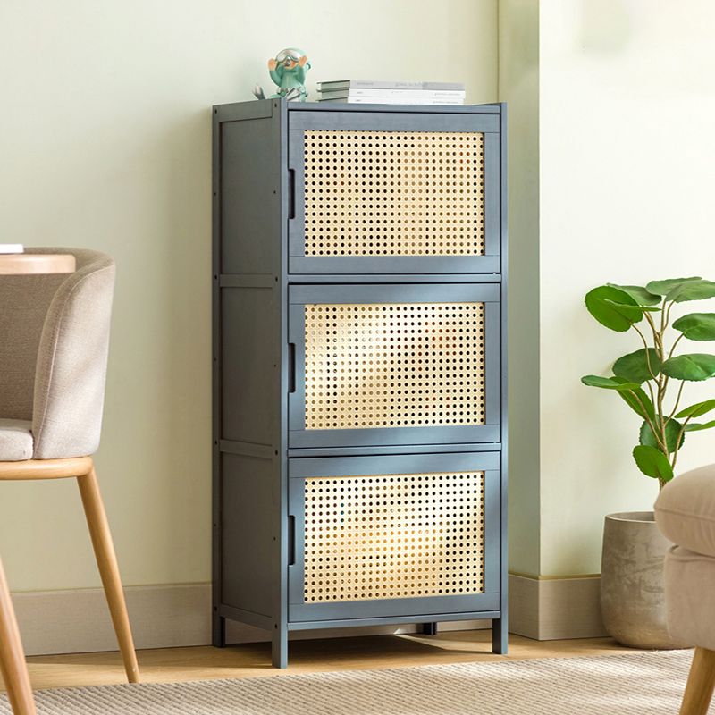 Modern Accent Cabinet with  Doors and Straight Legs for Living Room