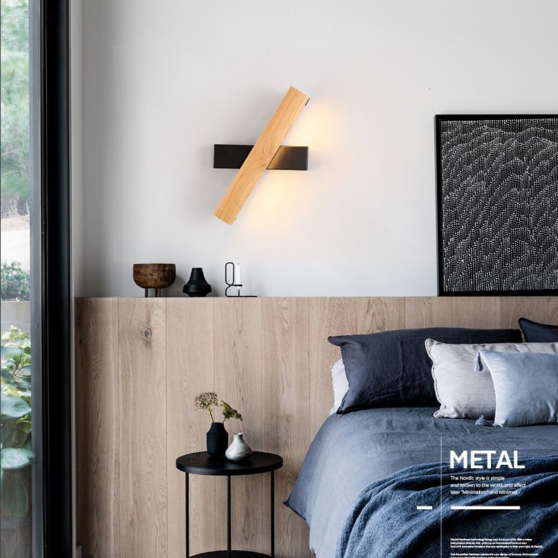 Moderna pared apliques ajustables luz giratoria de luz LED dormitorio de dormitorio de sala de estudio