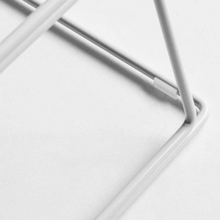 Nordic Plastic Bar Stool Bucket Counter Bar Stool with Metal Legs