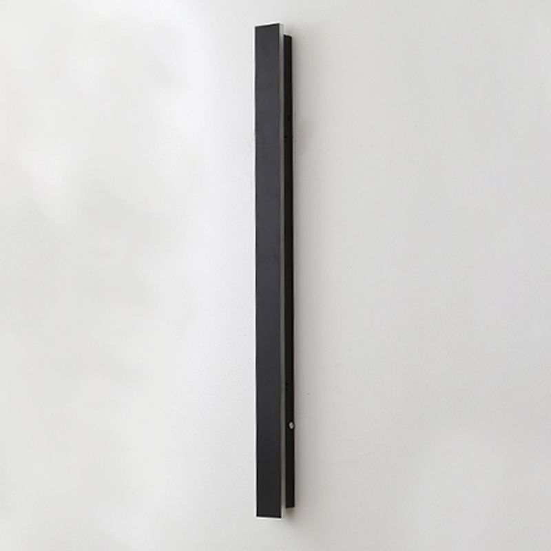 Luz de luz lineal de estilo contemporáneo Lights Metal 1 Light LED de pared LED en negro