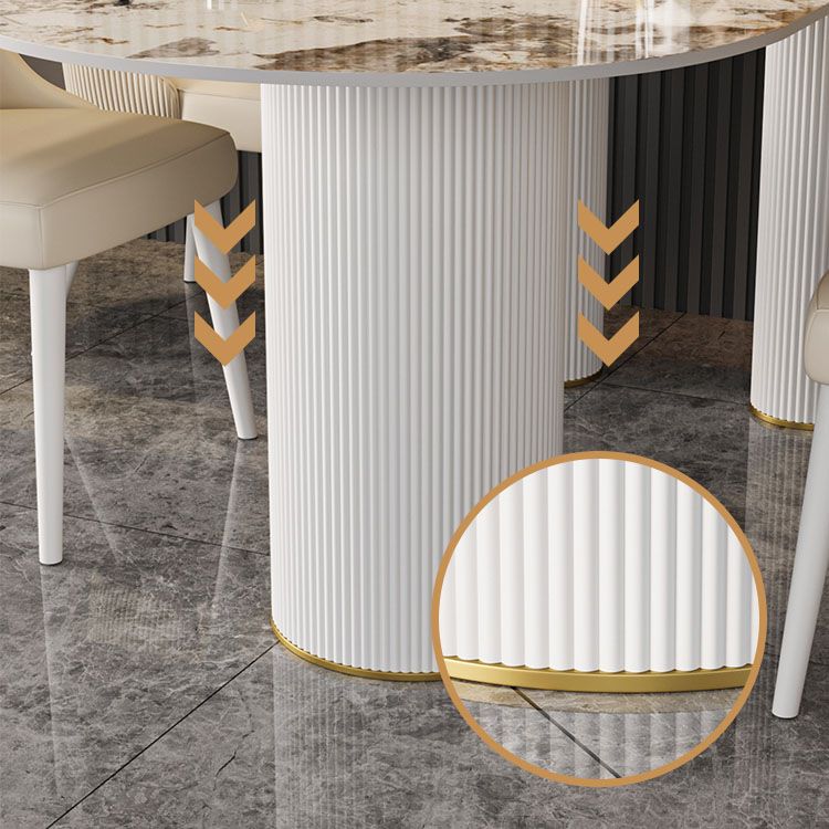 Designer Style 1/4/5 Pieces Dining Set Sintered Stone Dining Table Set