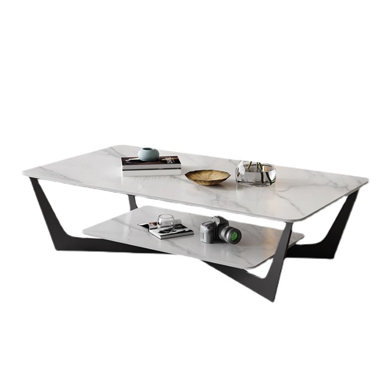 Slate Rectangular Coffee Table Minimalist Modern Coffee Table